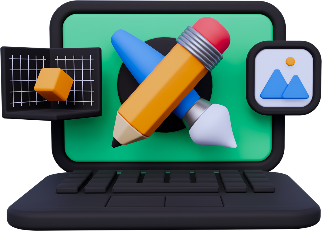 Graphic Designer 3D Icon